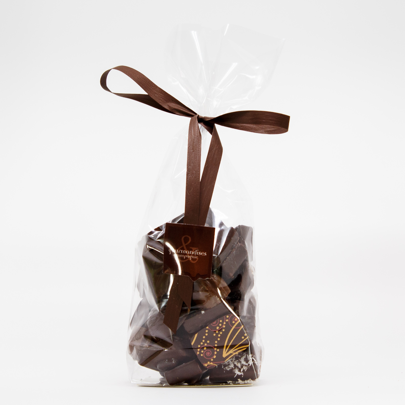 Sachet de bonbons chocolat mélangés (noir & lait) - Gourmandises & Compagnie